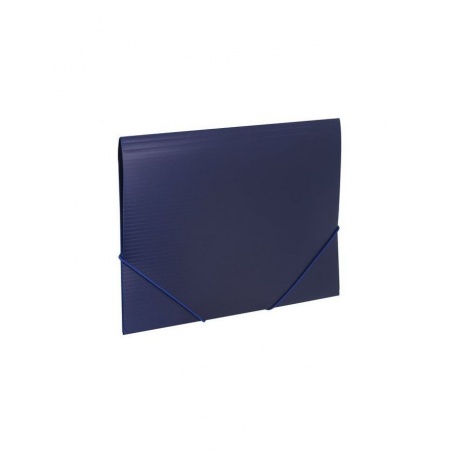Папка на резинках BRAUBERG Contract, синяя, до 300 листов, 0,5 мм, бизнес-класс, 221797, (10 шт.) - фото 1