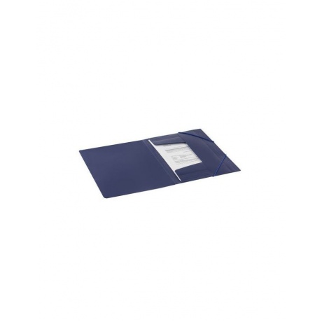 Папка на резинках BRAUBERG Contract, синяя, до 300 листов, 0,5 мм, бизнес-класс, 221797, (10 шт.) - фото 7