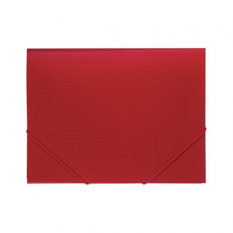 Папка на резинках BRAUBERG Contract, красная, до 300 листов, 0,5 мм, бизнес-класс, 221798, (10 шт.) - фото 2