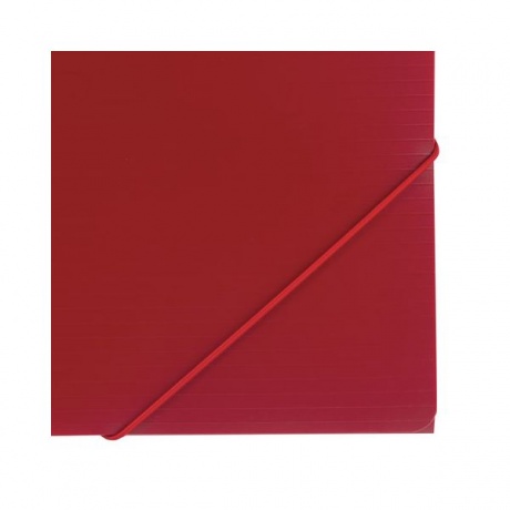 Папка на резинках BRAUBERG Contract, красная, до 300 листов, 0,5 мм, бизнес-класс, 221798, (10 шт.) - фото 5