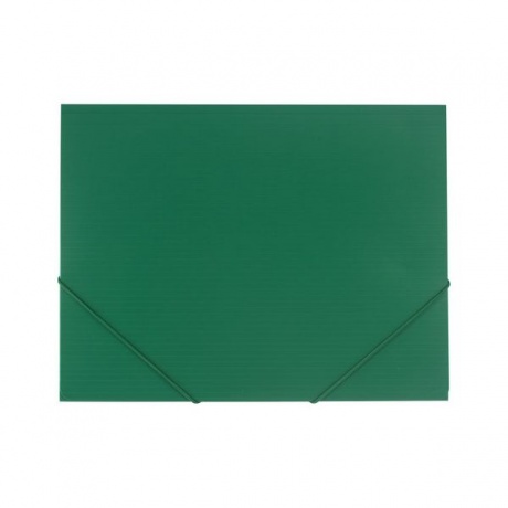 Папка на резинках BRAUBERG Contract, зеленая, до 300 листов, 0,5 мм, бизнес-класс, 221799, (10 шт.) - фото 2
