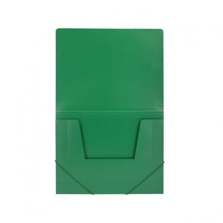 Папка на резинках BRAUBERG Contract, зеленая, до 300 листов, 0,5 мм, бизнес-класс, 221799, (10 шт.) - фото 3