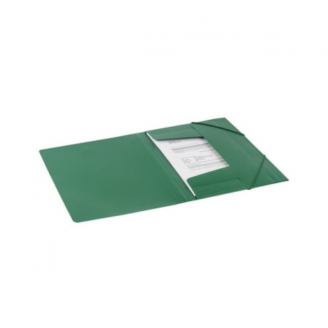 Папка на резинках BRAUBERG Contract, зеленая, до 300 листов, 0,5 мм, бизнес-класс, 221799, (10 шт.) - фото 7
