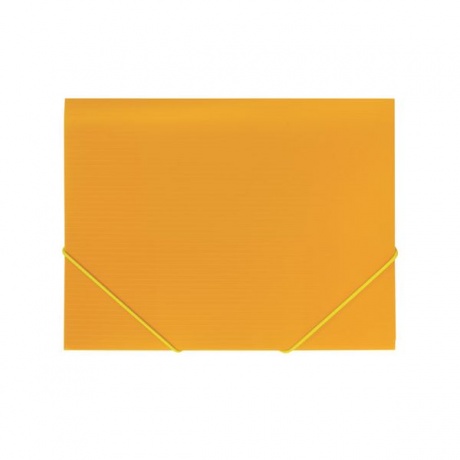 Папка на резинках BRAUBERG Contract, желтая, до 300 листов, 0,5 мм, бизнес-класс, 221800, (10 шт.) - фото 2