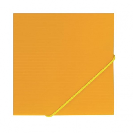Папка на резинках BRAUBERG Contract, желтая, до 300 листов, 0,5 мм, бизнес-класс, 221800, (10 шт.) - фото 5