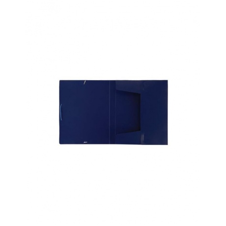 Папка-короб на резинках BRAUBERG, 30 мм, синяя, 0,7 мм, 224161 - фото 3