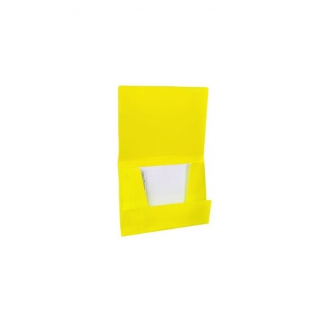 Папка на резинках BRAUBERG Neon, неоновая, желтая, до 300 листов, 0,5 мм, 227461, (10 шт.) - фото 4
