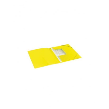 Папка на резинках BRAUBERG Neon, неоновая, желтая, до 300 листов, 0,5 мм, 227461, (10 шт.) - фото 5