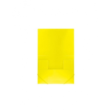 Папка на резинках BRAUBERG Neon, неоновая, желтая, до 300 листов, 0,5 мм, 227461, (10 шт.) - фото 6