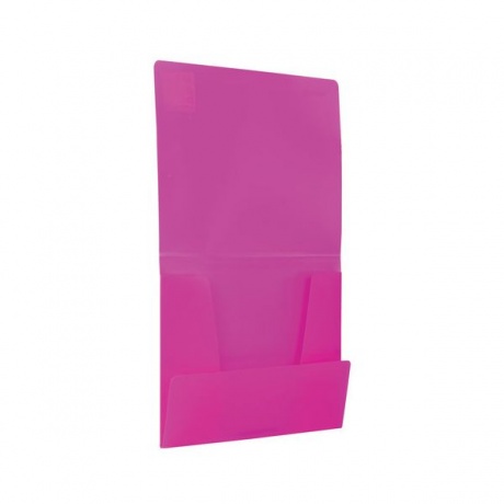 Папка на резинках BRAUBERG Neon, неоновая, розовая, до 300 листов, 0,5 мм, 227462, (10 шт.) - фото 4