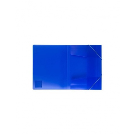 Папка на резинках BRAUBERG Neon, неоновая, синяя, до 300 листов, 0,5 мм, 227463, (10 шт.) - фото 3