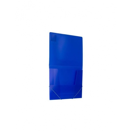 Папка на резинках BRAUBERG Neon, неоновая, синяя, до 300 листов, 0,5 мм, 227463, (10 шт.) - фото 4