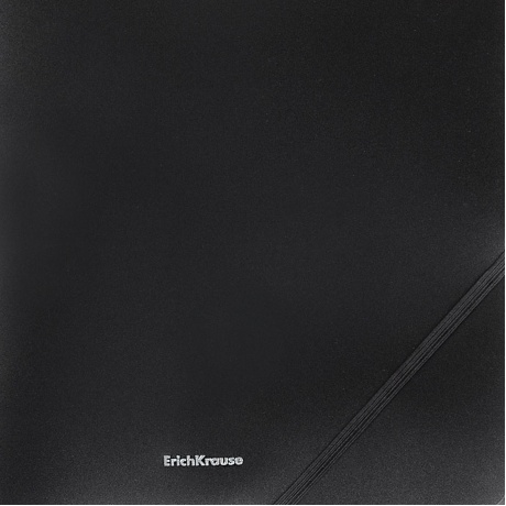 Папка на резинках ERICH KRAUSE Classic, А4, до 300 листов, 400 мкм, черная, 47189 - фото 3