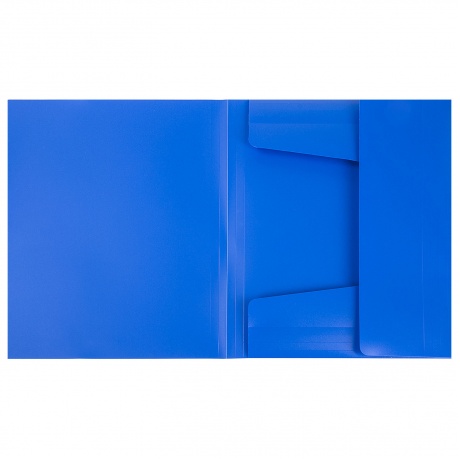 Папка на резинках ERICH KRAUSE Classic, А4, до 300 листов, 400 мкм, синяя, 47190 - фото 2
