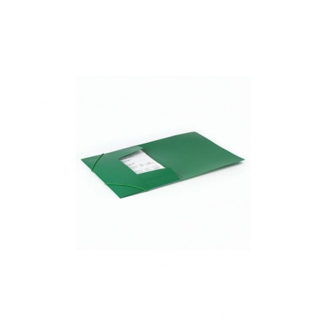 Папка на резинках BRAUBERG Office, зеленая, до 300 листов, 500 мкм, 227710, (10 шт.) - фото 8