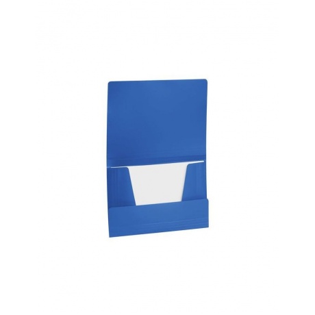 Папка на резинках BRAUBERG Office, синяя, до 300 листов, 500 мкм, 227712, (10 шт.) - фото 3