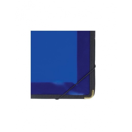 Папка на резинках BRAUBERG, широкая, А4, 330х240 мм, синяя, до 500 листов, 0,6 мм, 227978 - фото 5