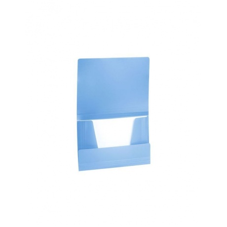 Папка на резинках BRAUBERG Office, голубая, до 300 листов, 500 мкм, 228078, (10 шт.) - фото 4