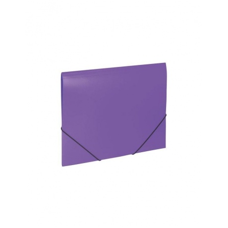 Папка на резинках BRAUBERG Office, фиолетовая, до 300 листов, 500 мкм, 228081, (10 шт.) - фото 1