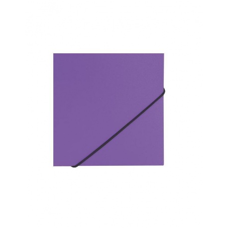 Папка на резинках BRAUBERG Office, фиолетовая, до 300 листов, 500 мкм, 228081, (10 шт.) - фото 5