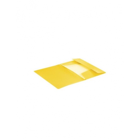 Папка на резинках BRAUBERG Office, желтая, до 300 листов, 500 мкм, 228082, (10 шт.) - фото 7