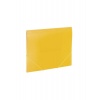 Папка на резинках BRAUBERG Office, желтая, до 300 листов, 500 мк...