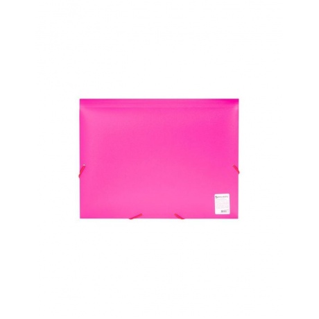 Папка на резинках BRAUBERG Office, розовая, до 300 листов, 500 мкм, 228083, (10 шт.) - фото 3