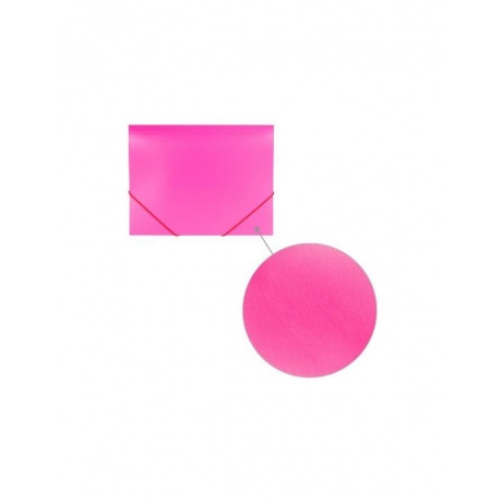 Папка на резинках BRAUBERG Office, розовая, до 300 листов, 500 мкм, 228083, (10 шт.) - фото 6
