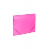 Папка на резинках BRAUBERG Office, розовая, до 300 листов, 500 м...