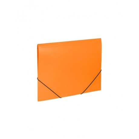 Папка на резинках BRAUBERG Office, оранжевая, до 300 листов, 500 мкм, 228084, (10 шт.) - фото 1
