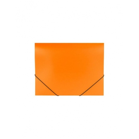 Папка на резинках BRAUBERG Office, оранжевая, до 300 листов, 500 мкм, 228084, (10 шт.) - фото 2