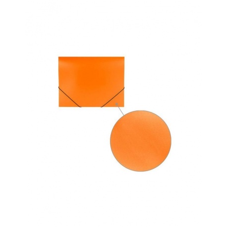 Папка на резинках BRAUBERG Office, оранжевая, до 300 листов, 500 мкм, 228084, (10 шт.) - фото 6