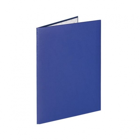 Папка адресная бумвинил без надписи, формат А4, синяя, индивидуальная упаковка, STAFF, 129635, (5 шт.) - фото 1