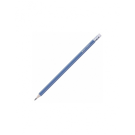 Набор BRAUBERG: 2 карандаша, стирательная резинка, точилка, в блистере, 180338, (12 шт.) - фото 3