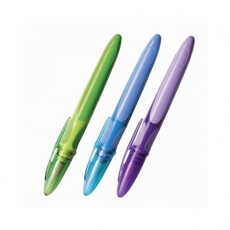 Ручка перьевая BIC EasyClic, корпус голубой, иридиевое перо, сменный картридж, блистер, 8479004 - фото 1