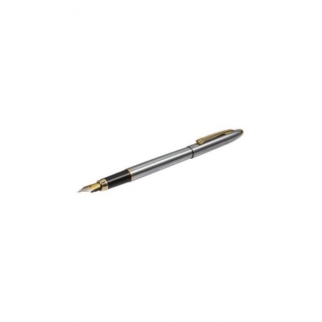 Ручка бизнес-класса перьевая BRAUBERG Brioso, СИНЯЯ, корпус серебристый с золотистыми деталями, линия письма 0,25 мм, 143464 - фото 6