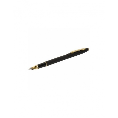 Ручка бизнес-класса перьевая BRAUBERG Brioso, СИНЯЯ, корпус черный с золотистыми деталями, линия письма 0,25 мм, 143467 - фото 7