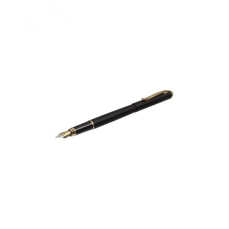 Ручка бизнес-класса перьевая BRAUBERG Maestro, СИНЯЯ, корпус черный с золотистыми деталями, линия письма 0,25 мм, 143471 - фото 7