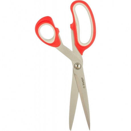 Ножницы хозяйственные ЗУБР 230 мм, изогнутые двухкомпонентные ручки (40442-24) - фото 2