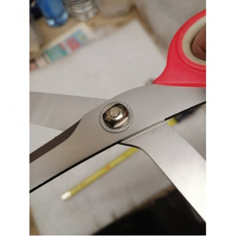 Ножницы хозяйственные ЗУБР 230 мм, изогнутые двухкомпонентные ручки (40442-24) - фото 4