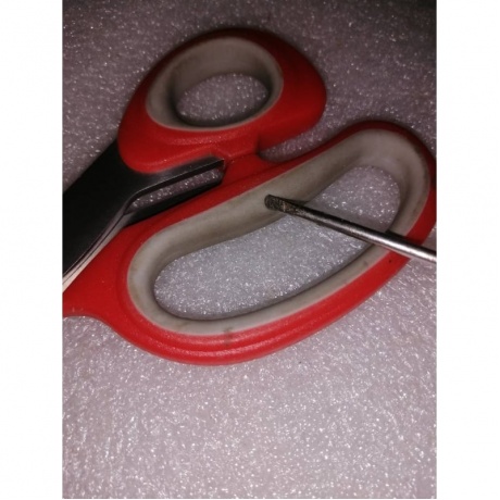 Ножницы хозяйственные ЗУБР 230 мм, изогнутые двухкомпонентные ручки (40442-24) - фото 9