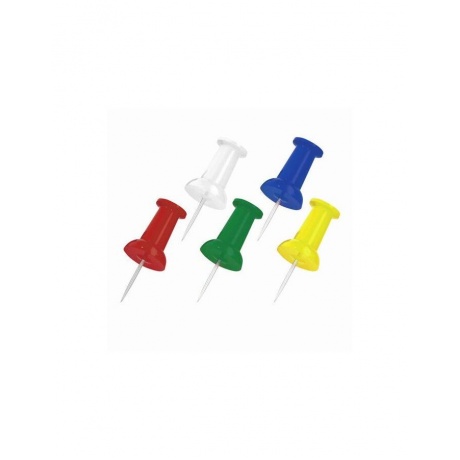 Силовые кнопки-гвоздики STAFF, цветные, 50 шт., в картонной коробке, 224770, (24 шт.) - фото 4