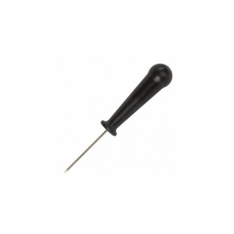 Шило канцелярское малое STAFF, общая длина 130 мм, диаметр иглы 2 мм, ручка черная (10 шт.)  - фото 1