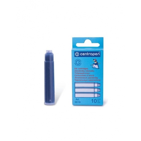 Картриджи чернильные CENTROPEN, комплект 10 шт., в упаковке с ев...