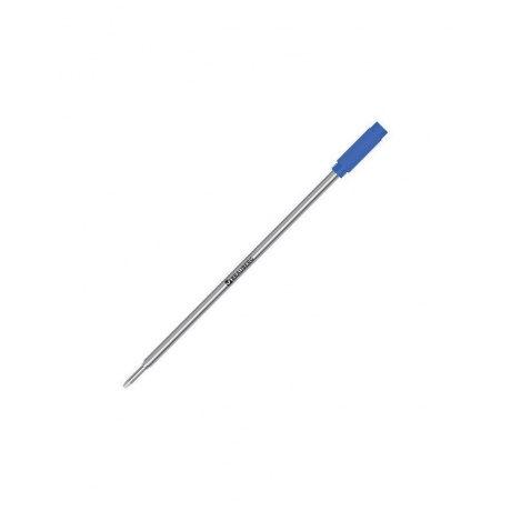 Стержень шариковый масляный BRAUBERG металлический, 116 мм, тип CROSS, узел 1 мм, с подвесом, синий, 170350, (20 шт.) - фото 1