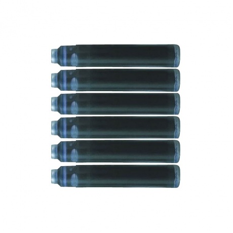 Картридж Waterman International 52012 (CWS0110950) синие чернила для ручек перьевых (6шт) - фото 5