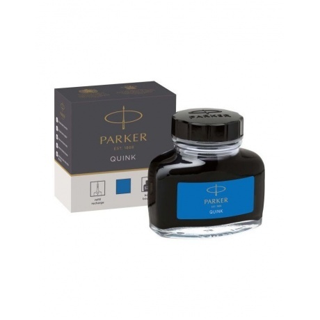 

Флакон с чернилами Parker Quink Ink Z13 (CW1950377) синие чернила смывающиеся 57мл для ручек перьевых для Parker