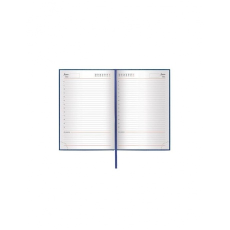 Ежедневник BRAUBERG недатированный, А5, 138х213 мм, Profile, под фактурную кожу, 160 л., синий, 123426 - фото 4