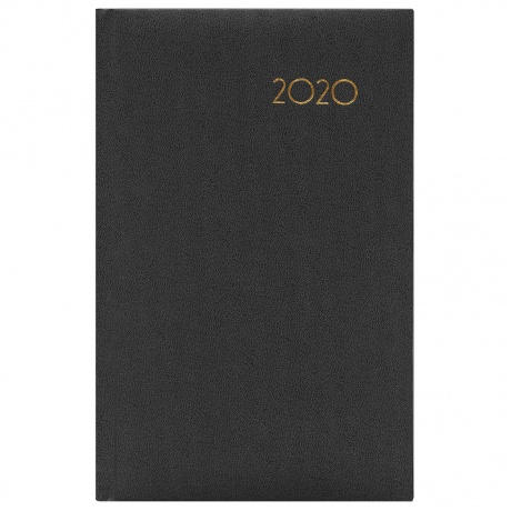 Ежедневник датированный 2020 А5, BRAUBERG Select, кожа классик, черный, 138х213 мм, 129714 - фото 2