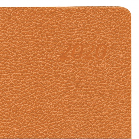 Ежедневник датированный 2020 А5, BRAUBERG Stylish, интегральная обложка, цветной срез, оранжевый, 138х213 мм, 129791 - фото 6